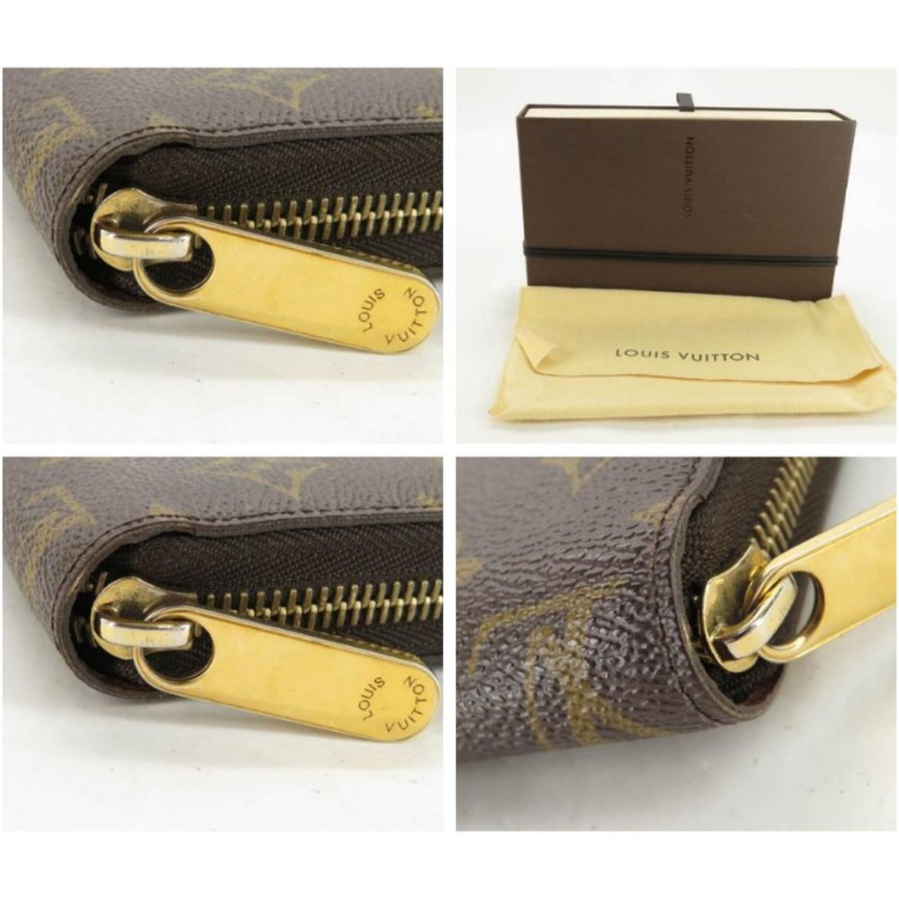 100% AUTH LOUIS VUITTON MONOGRAM ZIPPY WALLET - Picture 14 of 15